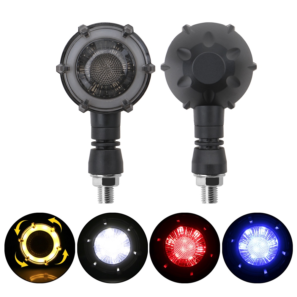 Daytime Running Light LED Flashers Motorcycle Turn Signal Warning ...