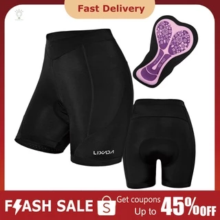 Lixada Men's Cycling Shorts 4D Gel Padded Bicycle Riding Half