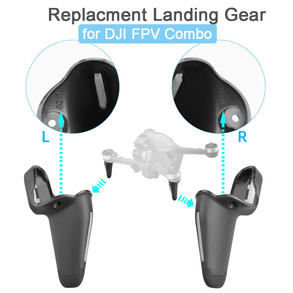 Replacment Landing Gear For DJI FPV Combo Drone Left/Right Front Arm Maintenance Tripod Stand Leg Fo I.582138835