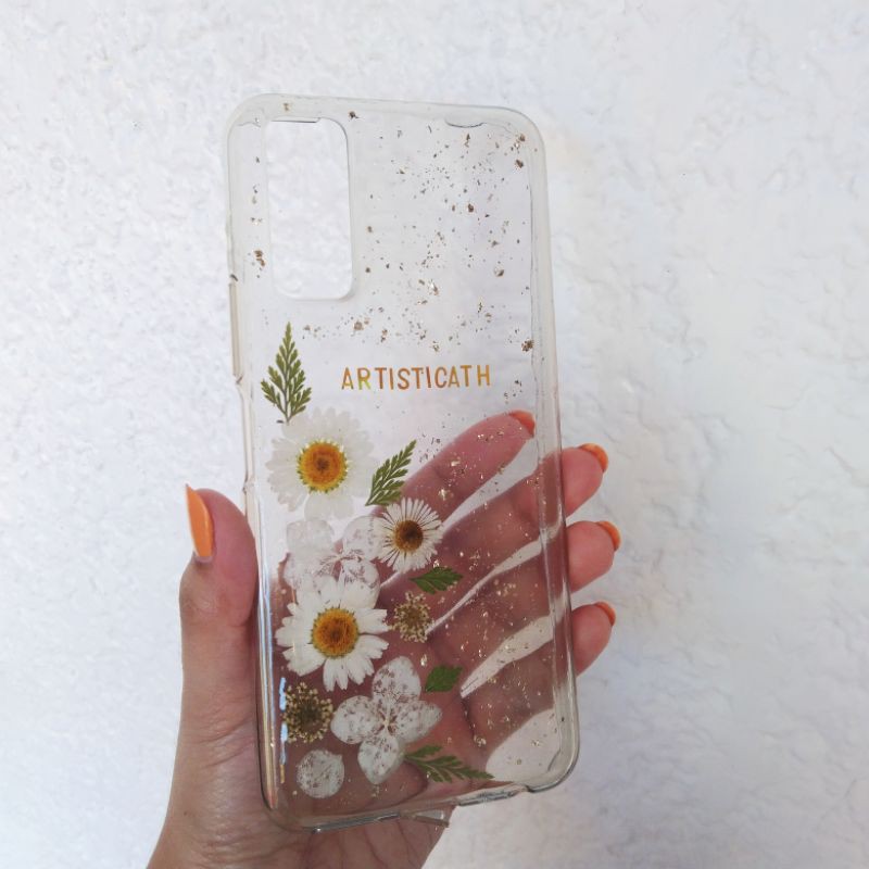 Customized Pressed Flower Resin Phonecase Artisticath Shopee