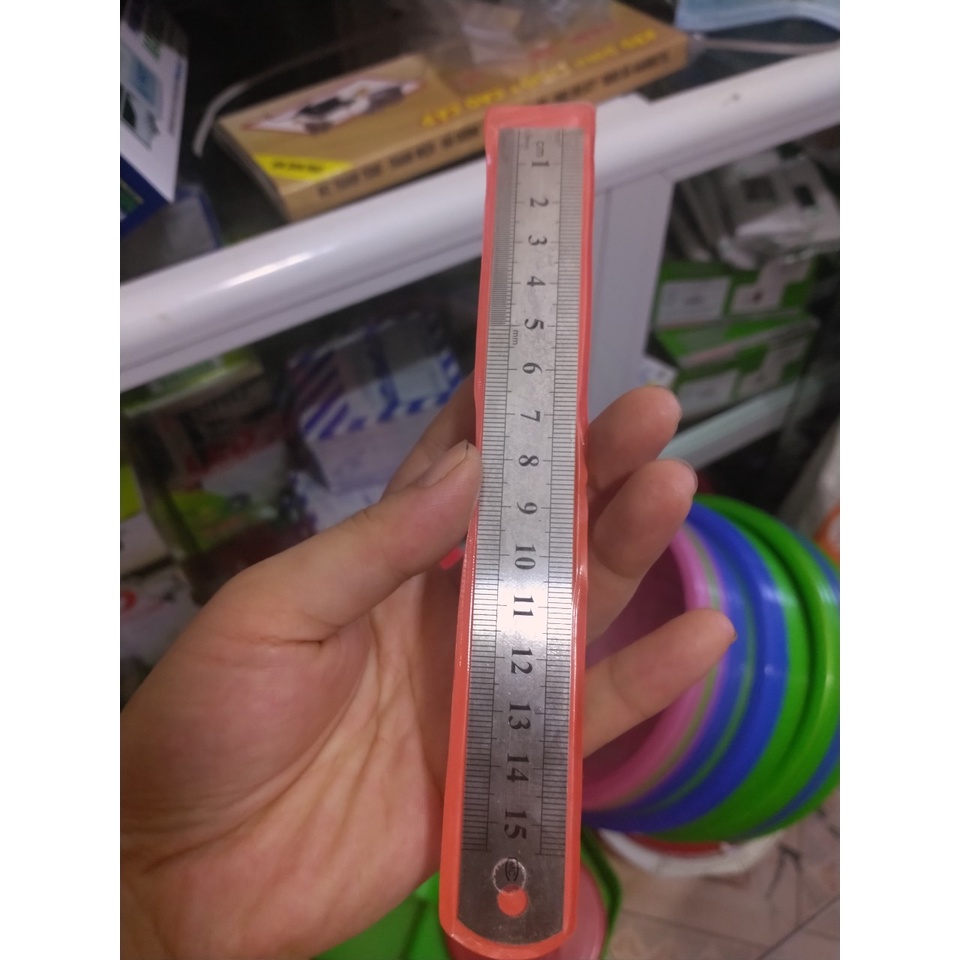 Ak-2535 stainless steel leaf ruler 15cm long | Shopee Philippines