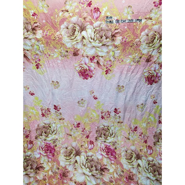 Double Size Foam Cover ( Zipper ) Shopee Philippines