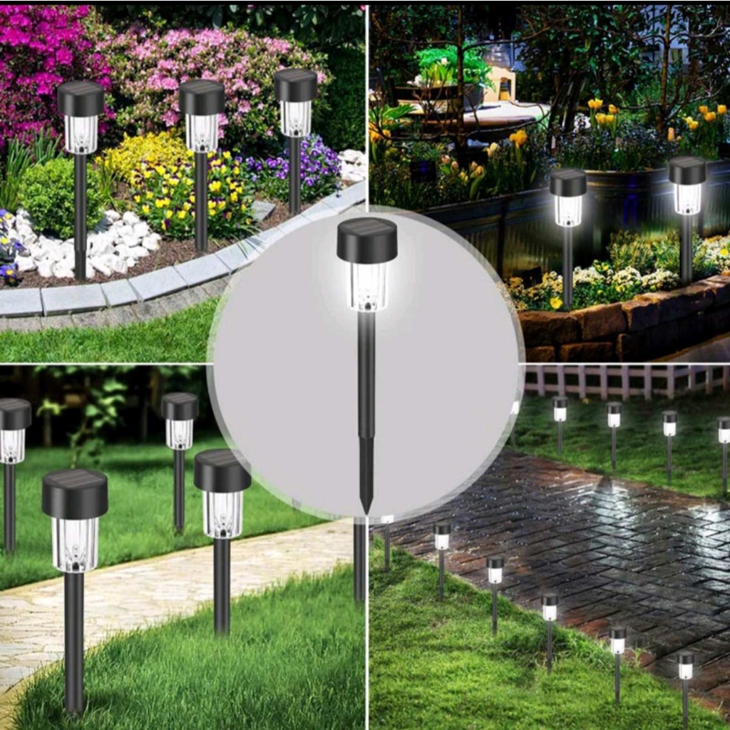 LED Outdoor Garden Light Solar Powered Landscape Yard Lawn Path Lamp ...