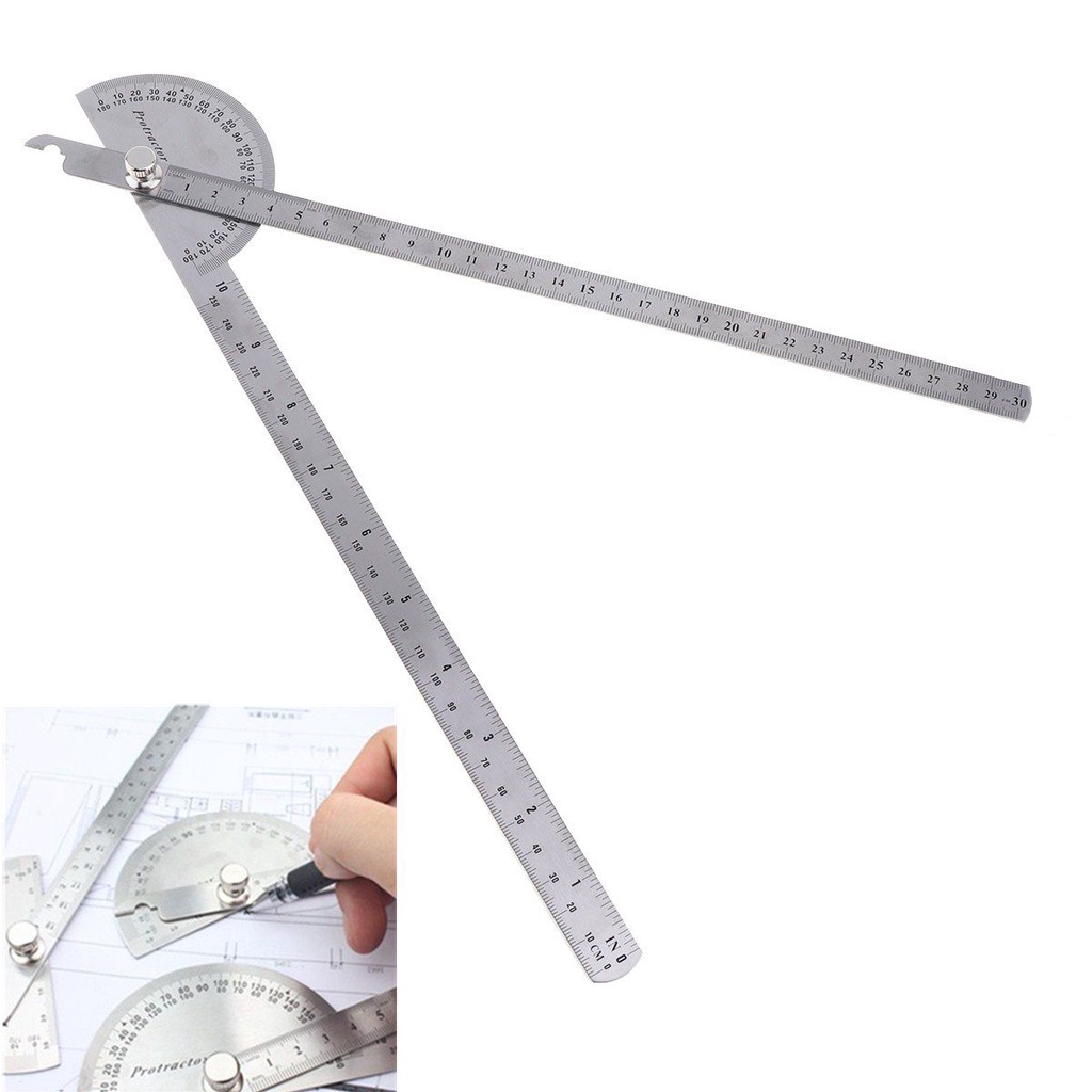 180 Degree 250 x 300mm Stainless Steel Adjustable Double Arm Angle ...