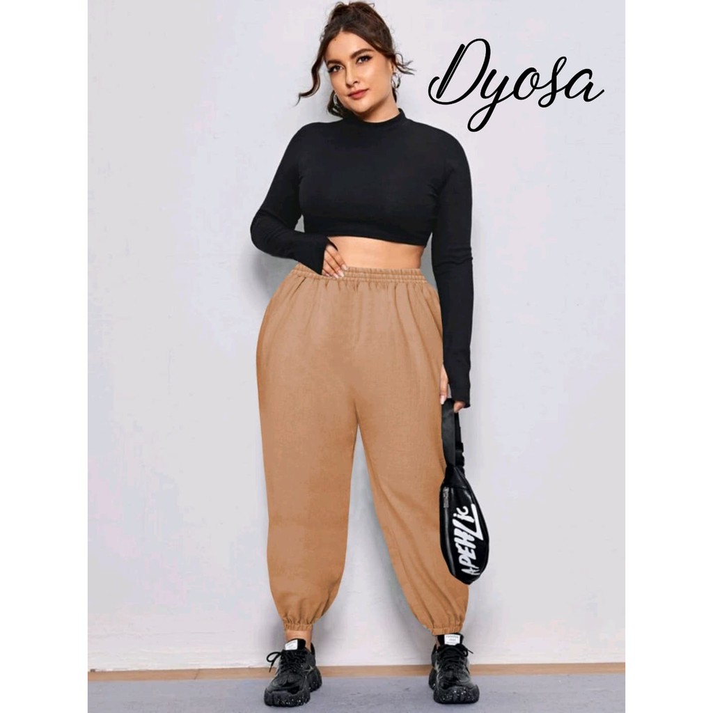 Shop jogging pants women plus size for Sale on Shopee Philippines