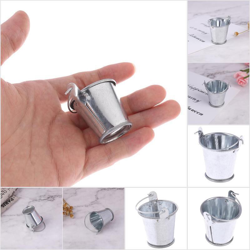WMPH 1/6 1/12 Dollhouse Miniature Metal Bucket Mini Kitchen Decor ...