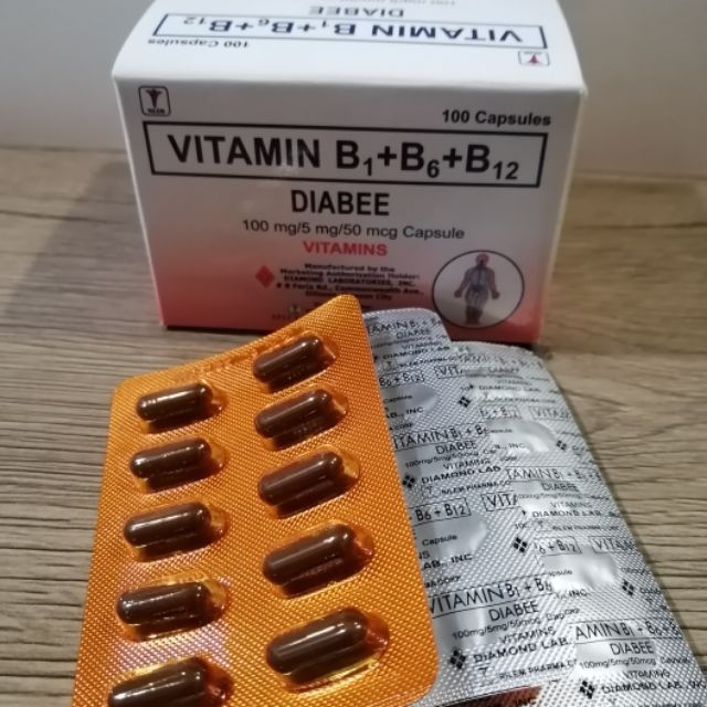DIABEE capsule Vitamin B complex 30pcs per order Shopee Philippines