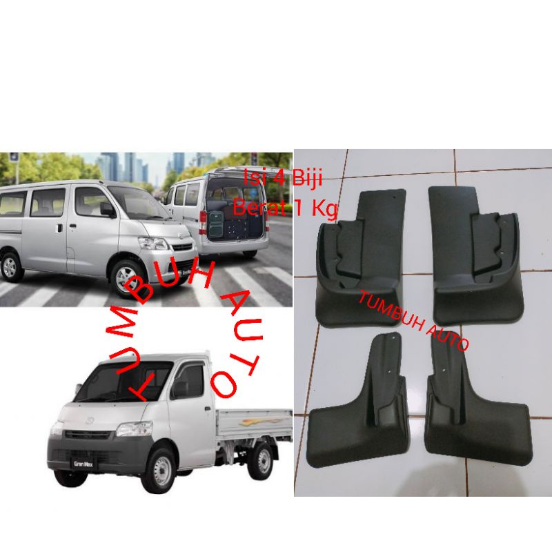 Mud Carpet Wheels Mud Guard 4 Pcs Daihatsu Gran max Grandmax Station ...
