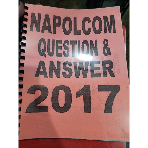 Napolcom Reviewer Latest Question And Answer Actual | Shopee Philippines