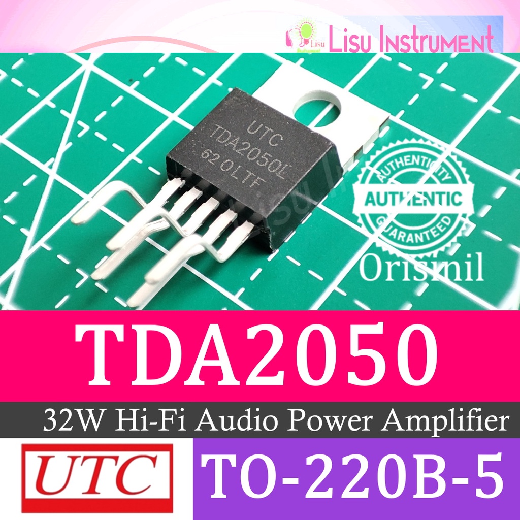Original TDA2050 TDA2050L UTC2050 32W HI-FI Audio Power Amplifier UTC