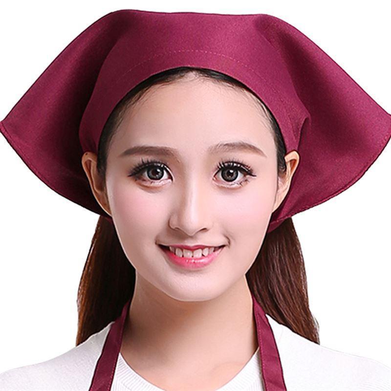 cuisine sushi restaurant chef hat western male and female waiter ...