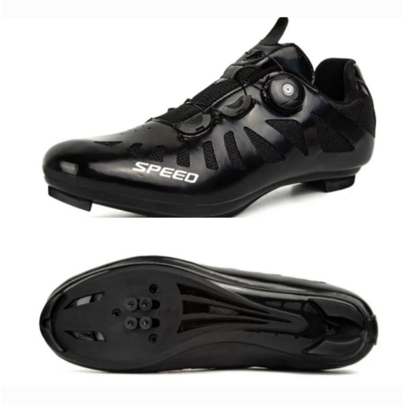 HITAM Speed Multi Cleat Bicycle Shoes Roadbike MTB Cycling Shoes Cleats ...
