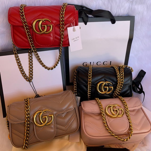 Gucci sling bag with box Shopee Philippines