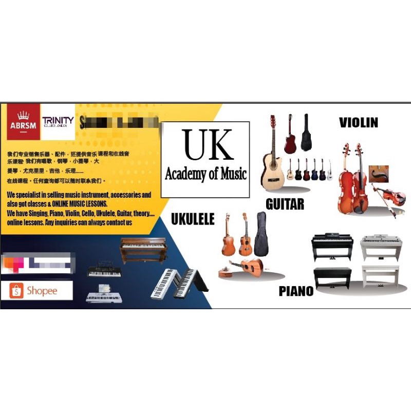 ONLINE PIANO / SINGING / VOCAL / VIOLIN / UKULELE / THEORY LESSON