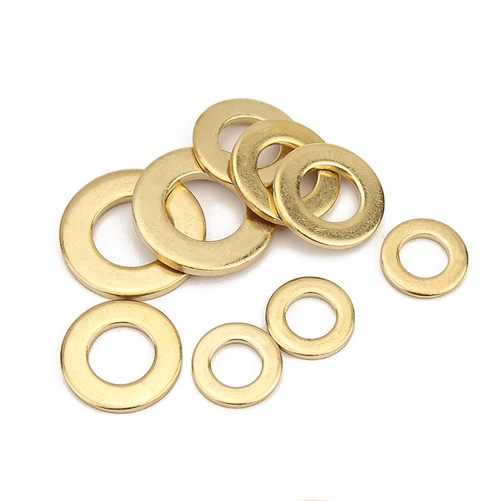 Brass Flat Gasket M2 M2.5 M3 M4 M5 M6 M8 M10 M12 M14 M16 M18 M20 M24 ...