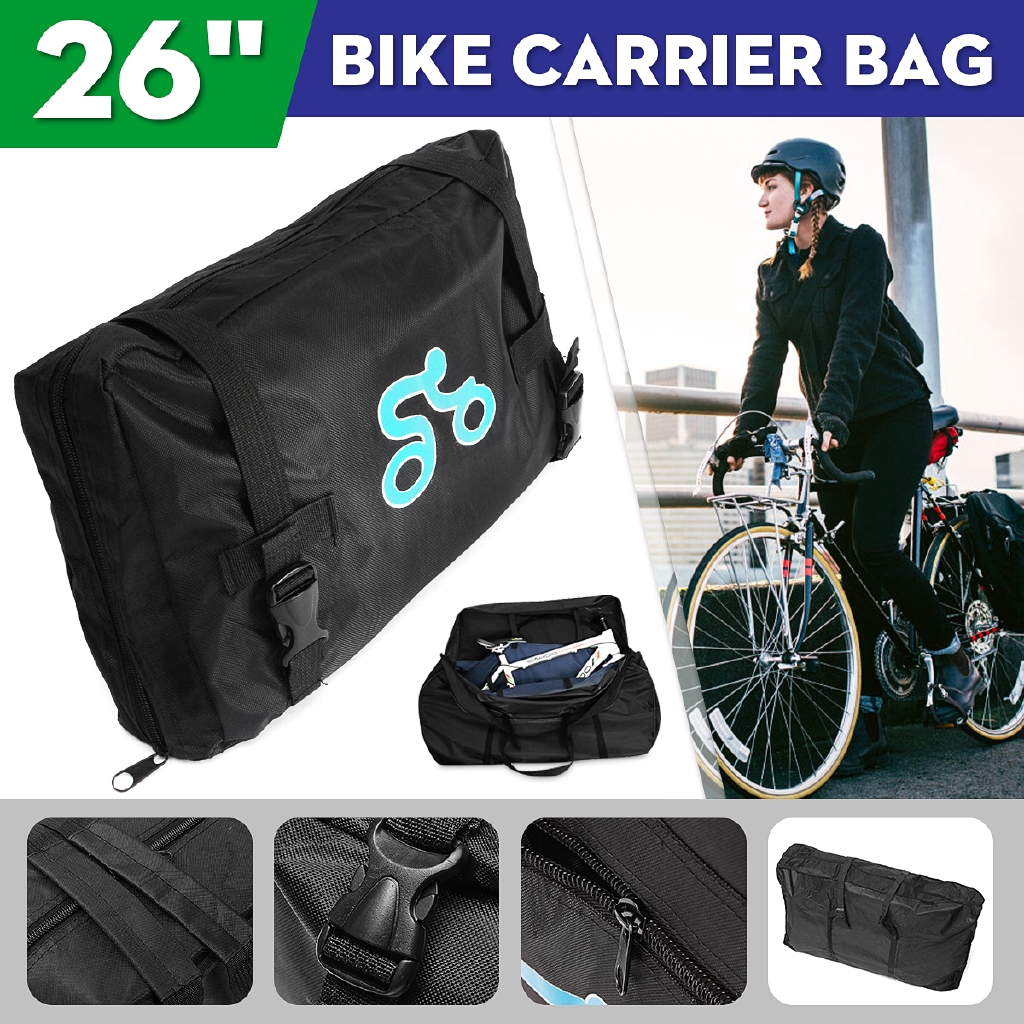 Nylon 1680D Portable Bicycle Carry Bag for 26 Inch Mountain Bike 700C Road Bike Transport Case Travel Cycling Accessories