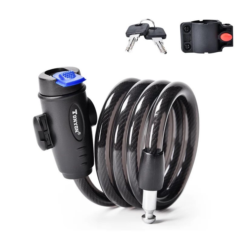 🇵🇭 Tonyon bicycle lock bike code lock bike password lock MTB Cable Lock Shopee Philippines
