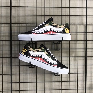 Vans x best sale bape sharktooth