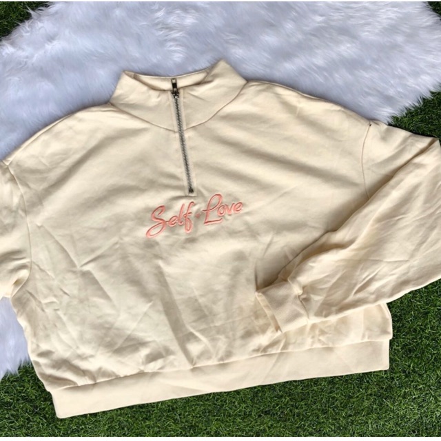 H&m self love sweatshirt hotsell