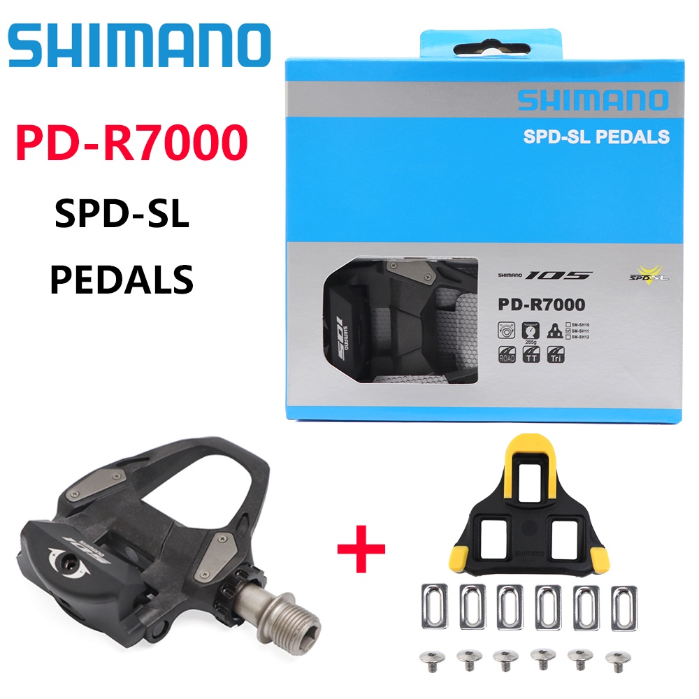 SHIMANO 105 PD-R7000 Road Bicycle Self-Locking SPD Pedals Bike