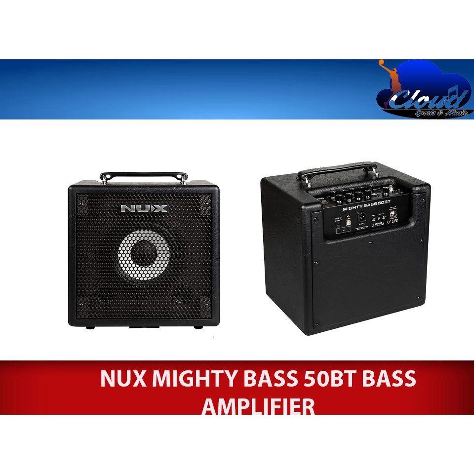 NUX Mighty Bass 50BT Digital Modeling Bass Amplifier With Bluetooth ...