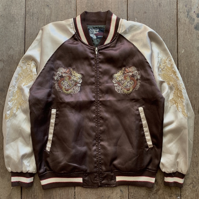 Ryu Japanese Traditional Sukajan Twin Jacket | Shopee Philippines