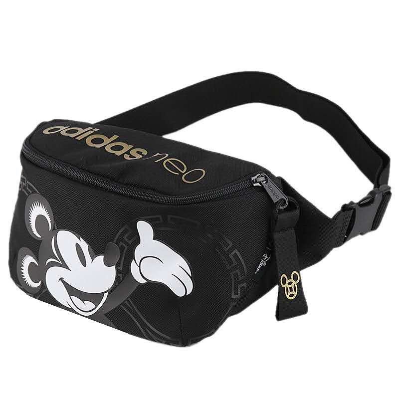 Adidas Mickey Mouse bag red waist bag shoulder bag chest bag belt