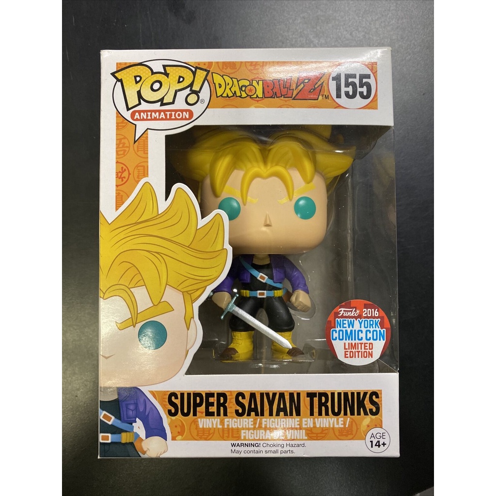 Funko Animation Dragon Ball Z Super Saiyan 155 Trunks With protector
