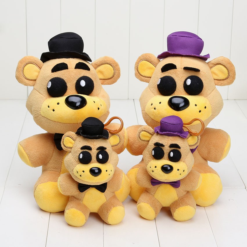 FNAF plush toys Fazbear Nightmare Fredbear Golden Freddy Plush doll El Chip  Lefty Rockstar Foxy stuf