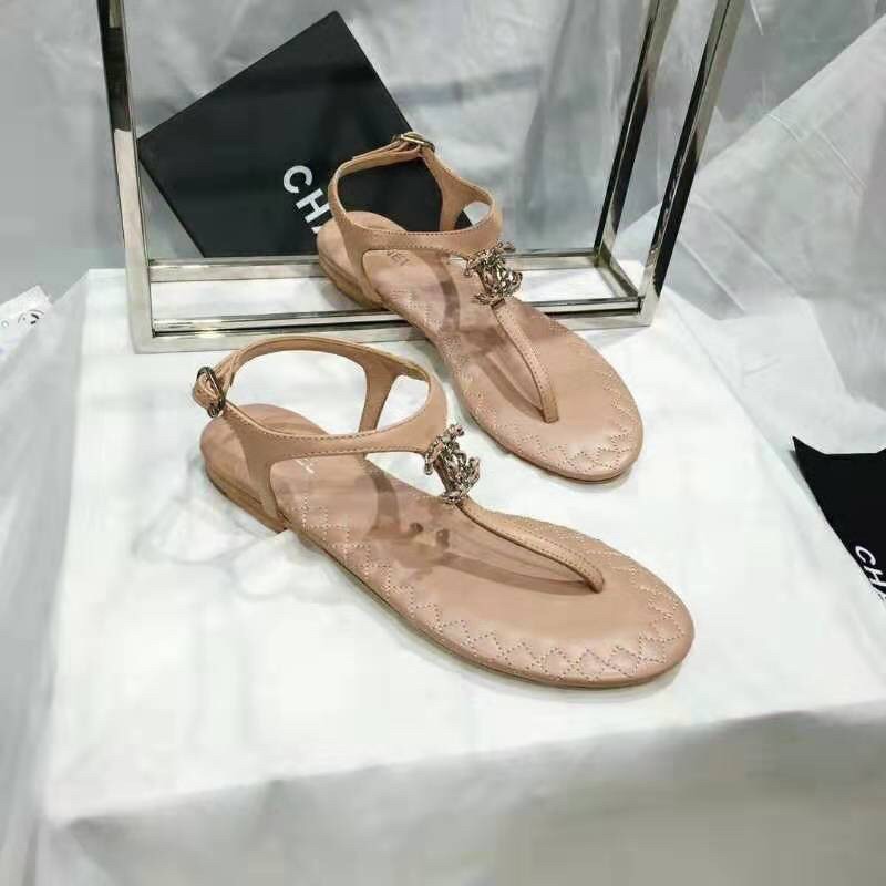 Nude 2025 chanel sandals