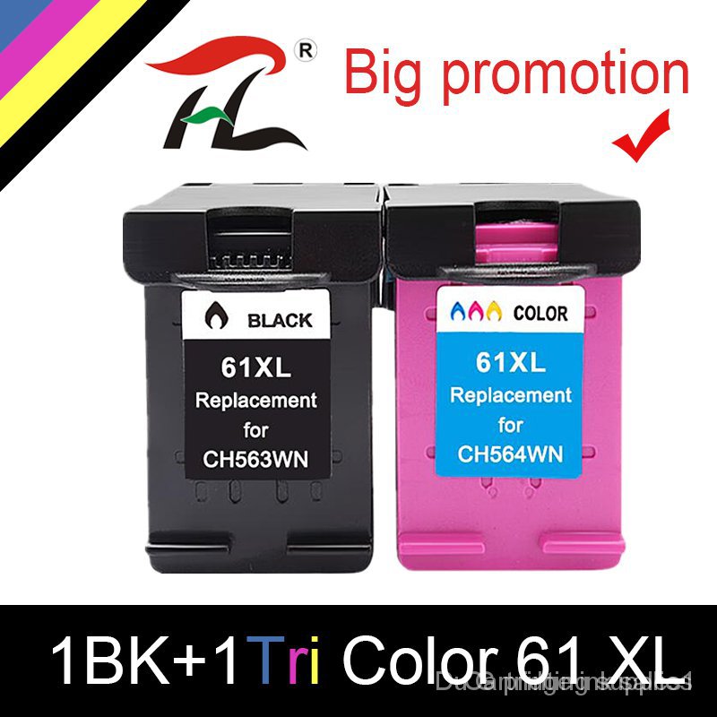 HTL 2PK 61XL Cartridge Replacemen For Hp 61xl Ink Cartridge For Hp 61   07610abb2b29fd12798b538f3994453d