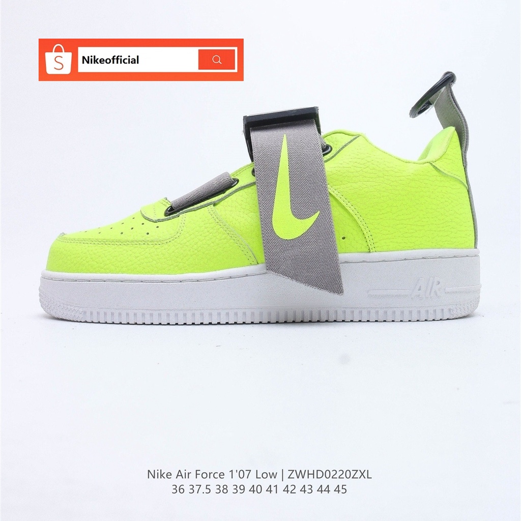 Neon green af1 on sale utility