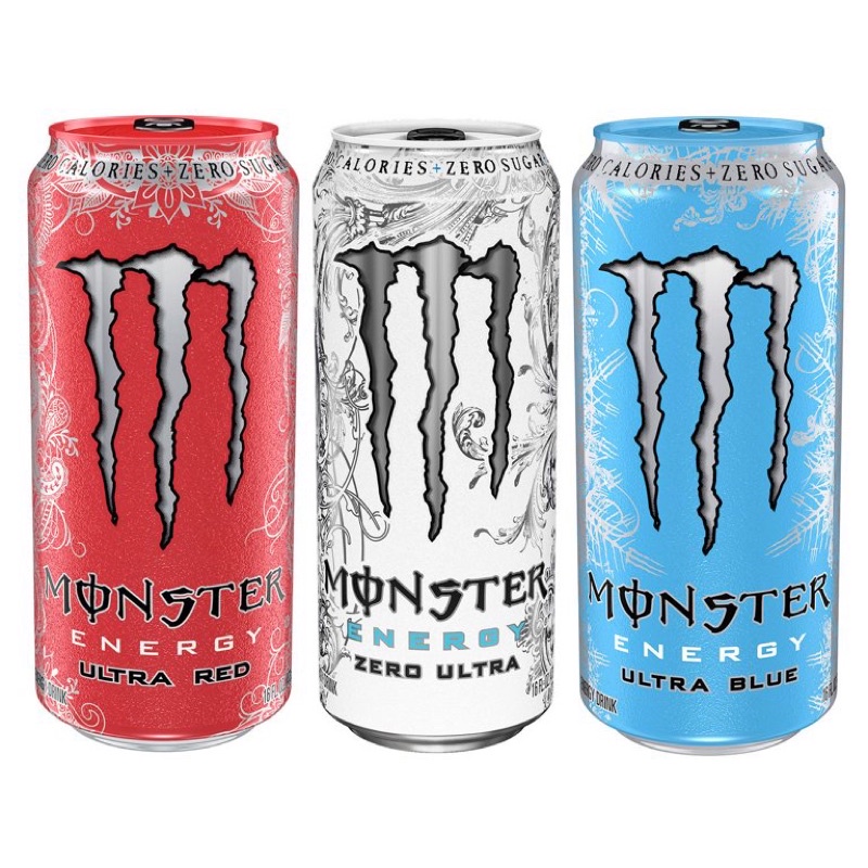 Monster Ultra Zero Sugar Variety Pack (16 Ounce cans, 24 Pack) | Shopee ...