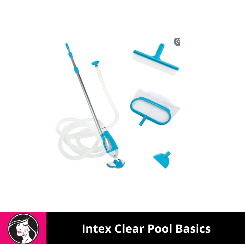 INTEX 28003 Deluxe Pool Maintenance Kit (Intex Pool Vacuum, Intex Brush