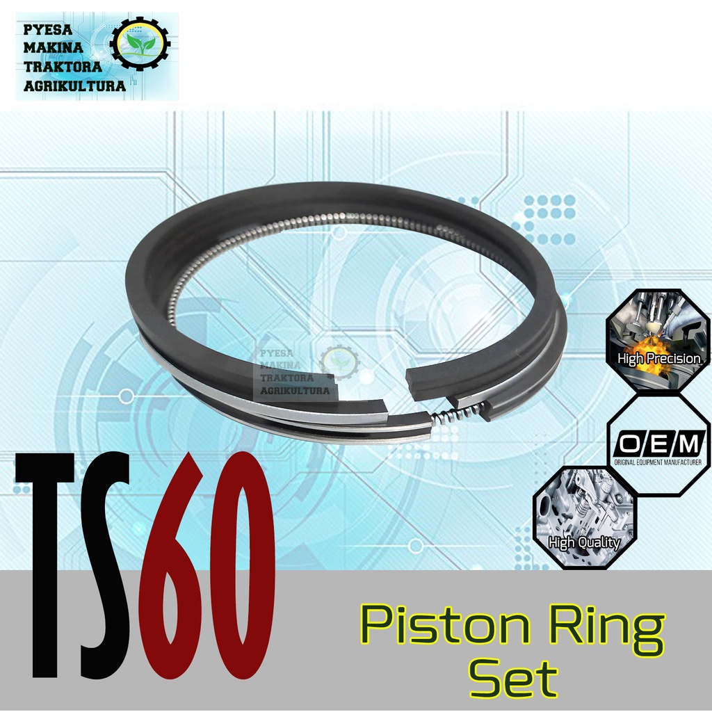 Piston Ring Std for TS60 NT80 Yanmar Water Cooled Diesel Engine ...