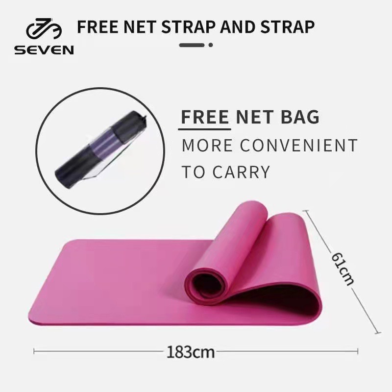 Buy Anti-Tear Exercise Yoga Mat With Carrying Strap 800grams