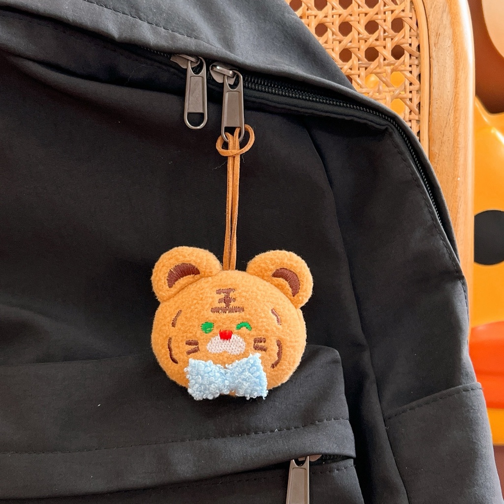 YoYo Keychain Cute Tiger Plush Lover Bag Accessories DIY Girl Student