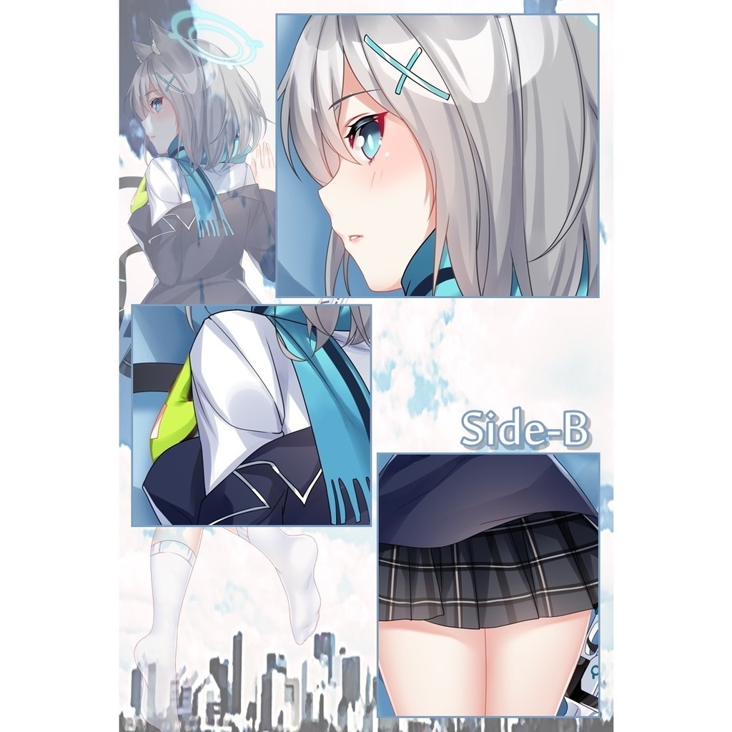 Blue Archive -Blue Archive- Sand Wolf Shiroko Dakimakura Cover Buruka ...