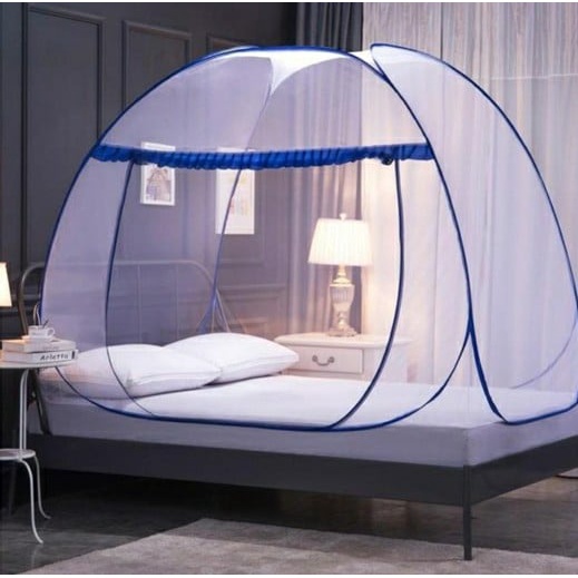 GADGETFINDSPH-King size 1.8m Foldable Pop Up Mosquito Net Bed Canopy ...