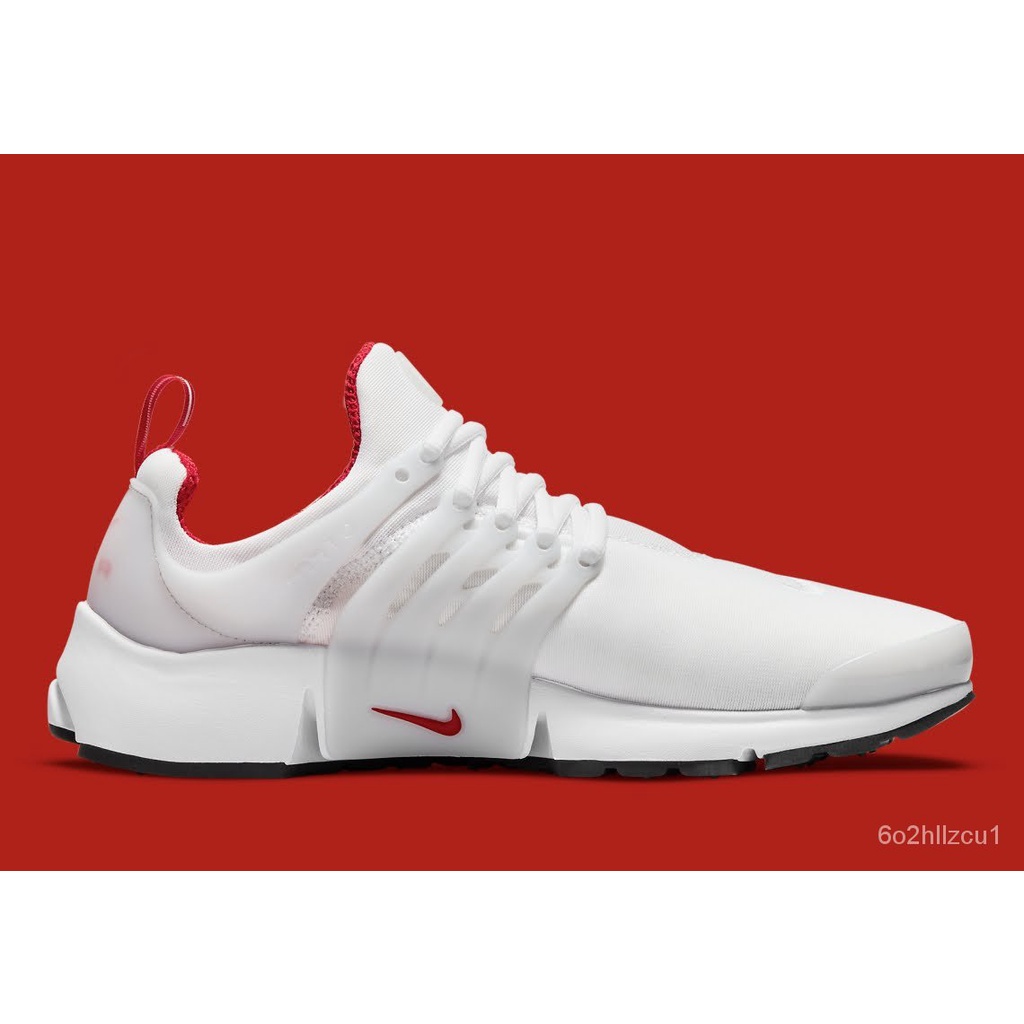 Nike air presto white and red sale