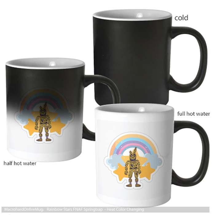 Mug Magic Rainbow Stars FNAF Springtrap | Shopee Philippines