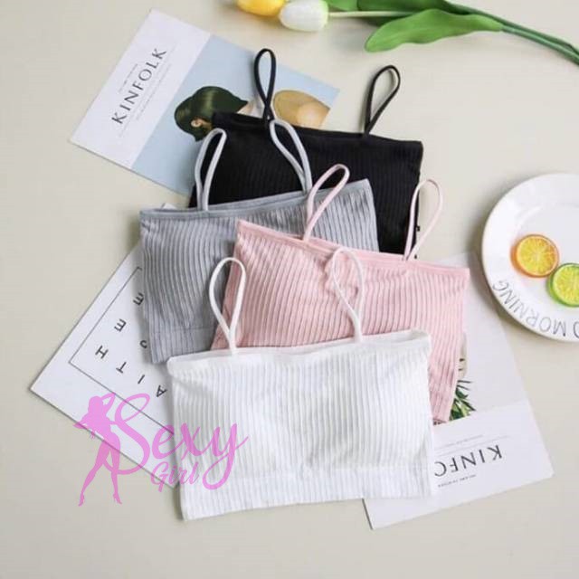 Sexy Girl Bra Wrapped Chest Tube Top Wire Sexy Girl B010 | Shopee ...