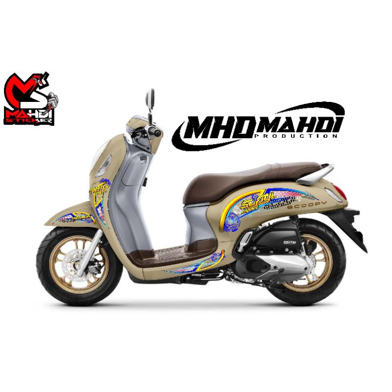 Scoopy tailok variation stickers, scoopy motorbike variation stickers ...