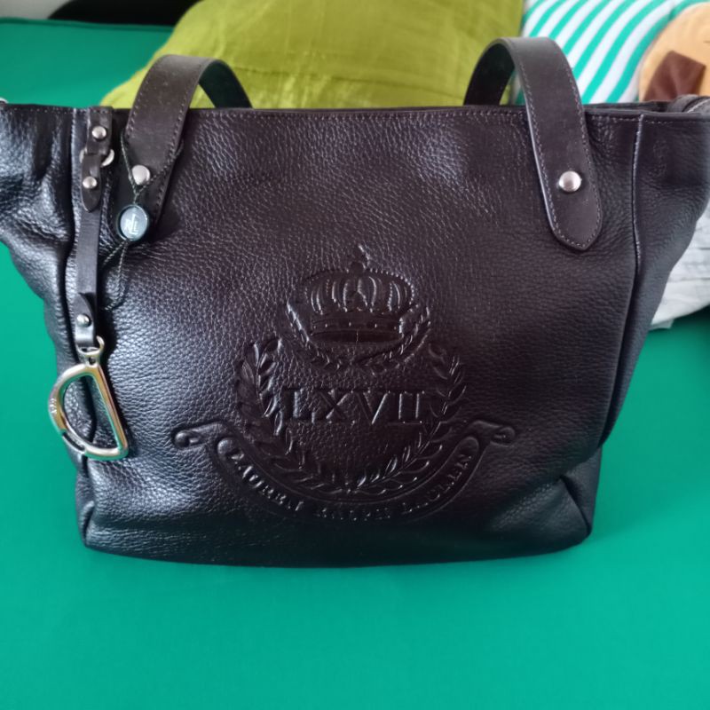 Ralph lauren leather online bag