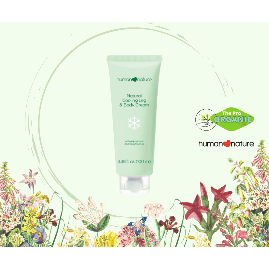 Human Nature's Cooling Leg & Body Cream 100ml - 99.99% Natural | Shopee ...