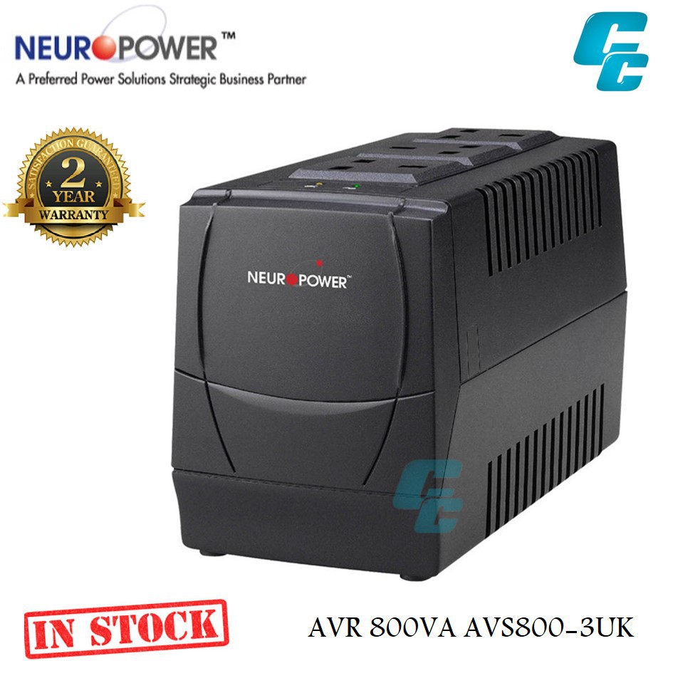NEUROPOWER AVR 800VA AKVS800-3U - Automatic Voltage Stabilizer | Shopee ...