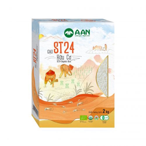 [ORGANIC] A An ORGANIC ST24 Rice Box 2Kg - Soft and sticky rice ...