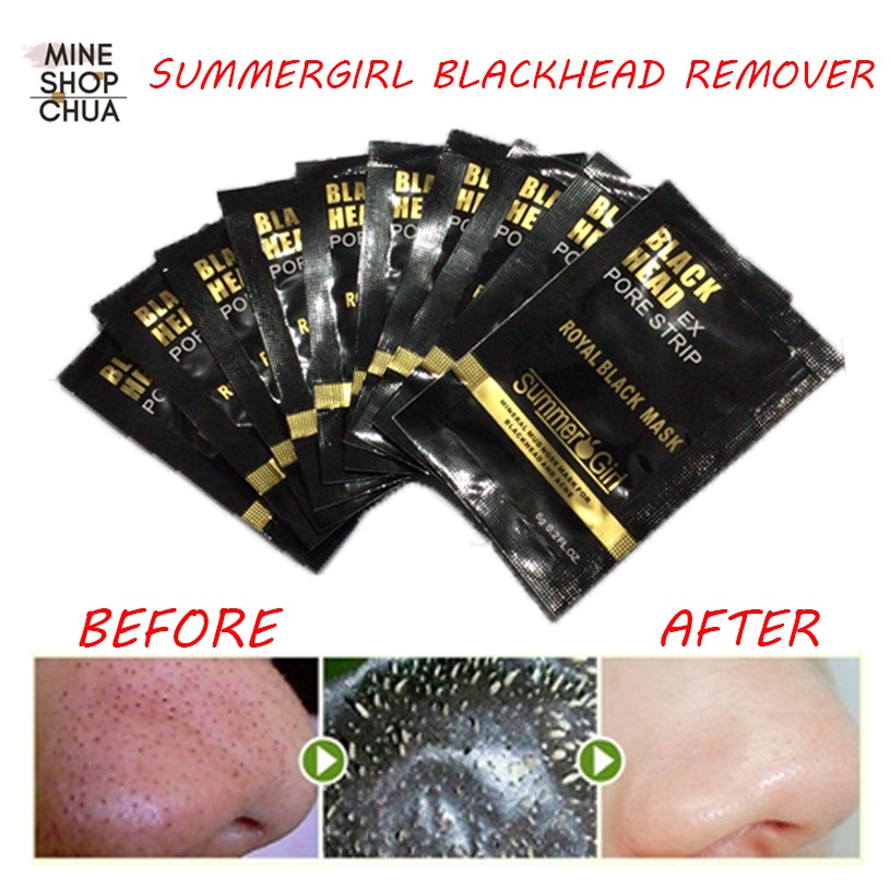 SUMMER GIRL BLACK HEAD EX PORE STRIP, Blackheads Removal Pore Strip ...