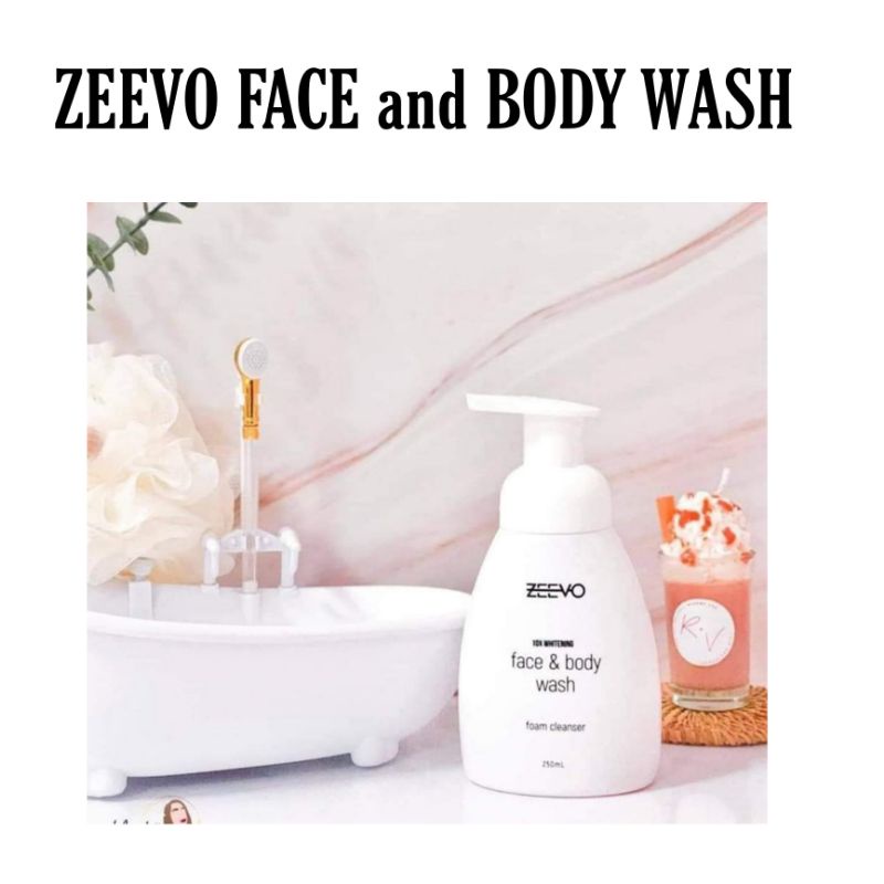 ZEEVO FACE and BODY WASH 250ML Shopee Philippines