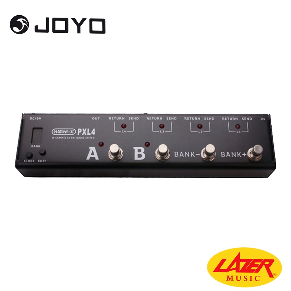 JOYO PXL4 Effect Pedal Loop Controller (Black) (PXL4) Shopee